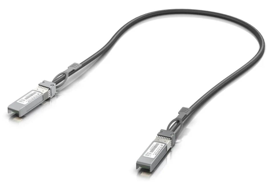 Ubiquiti - Kabel 10GBase pro přímé připojení - SFP+ do SFP+ - 50 cm - 4.2 mm - pasivní - černá - pro P/N: UNAS-Pro