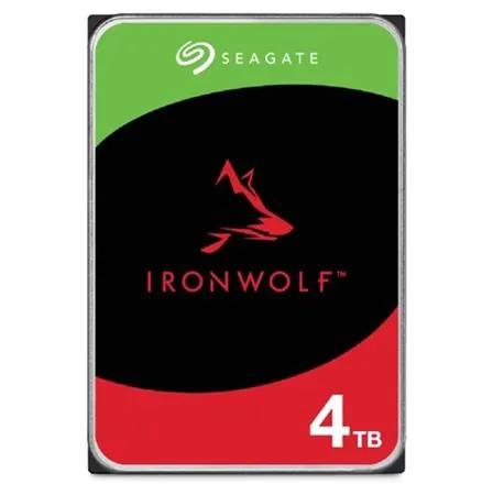 Seagate IronWolf ST4000VN006 - Pevný disk - 4 TB - interní - SATA 6Gb/s - 5400 ot/min. - vyrovnávací paměť: 256 MB - s 3 roky Seagate Rescue Data Recovery