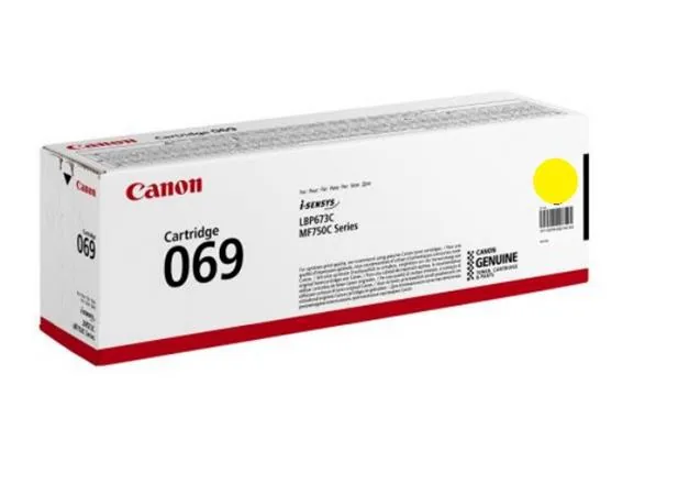 Canon 069 - Žlutá - originální - pouzdro - kazeta s barvivem - pro i-SENSYS LBP673Cdw, LBP673dw, MF752Cdw