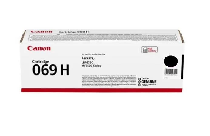 Canon 069H - Vysoká výtěžnost - černá - originální - pouzdro - kazeta s barvivem - pro i-SENSYS LBP673Cdw, LBP673dw, MF752Cdw, MF754Cdw