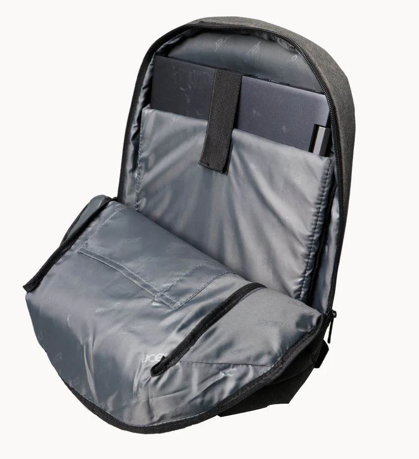 Acer urban backpack, grey & green, 15.6"