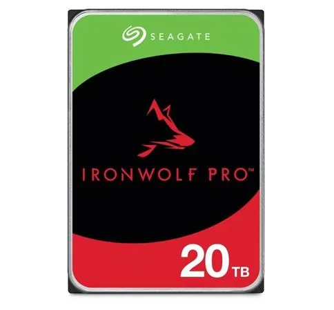 Seagate IronWolf Pro ST20000NT001 - Pevný disk - 20 TB - interní - 3.5" - SATA 6Gb/s - 7200 ot/min. - vyrovnávací paměť: 256 MB - s 3 roky Seagate Rescue Data Recovery
