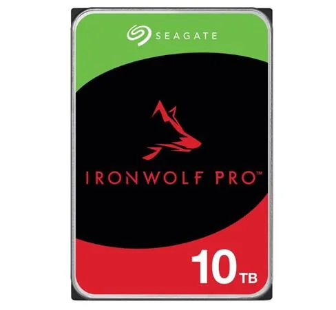 Seagate IronWolf Pro ST10000NT001 - Pevný disk - 10 TB - interní - 3.5" - SATA 6Gb/s - 7200 ot/min. - vyrovnávací paměť: 256 MB - s 3 roky Seagate Rescue Data Recovery