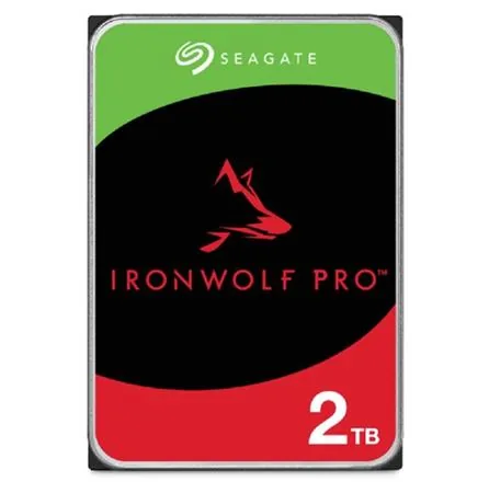 Seagate IronWolf Pro ST2000NT001 - Pevný disk - 2 TB - interní - 3.5" - SATA 6Gb/s - 7200 ot/min. - vyrovnávací paměť: 256 MB - s 3 roky Seagate Rescue Data Recovery