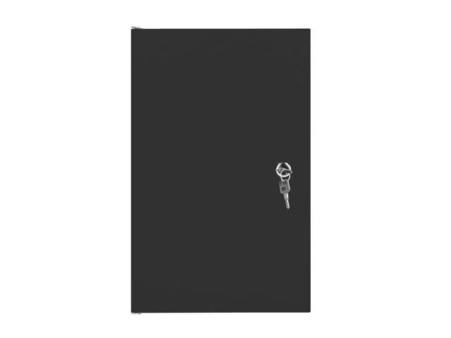 LANBERG RACK CABINET 10” WALL-MOUNT 9U/280X310 FOR SELF-ASSEMBLY WITH METAL DOOR BLACK (FLAT PACK)