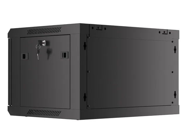 LANBERG RACK CABINET 19” WALL-MOUNT 6U/600X450 (FLAT PACK) V2 BLACK