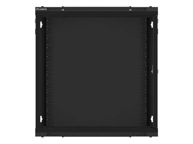 LANBERG RACK CABINET 19” WALL-MOUNT 12U/600X600 FOR SELF-ASSEMBLY WITH METAL DOOR BLACK (FLAT PACK)