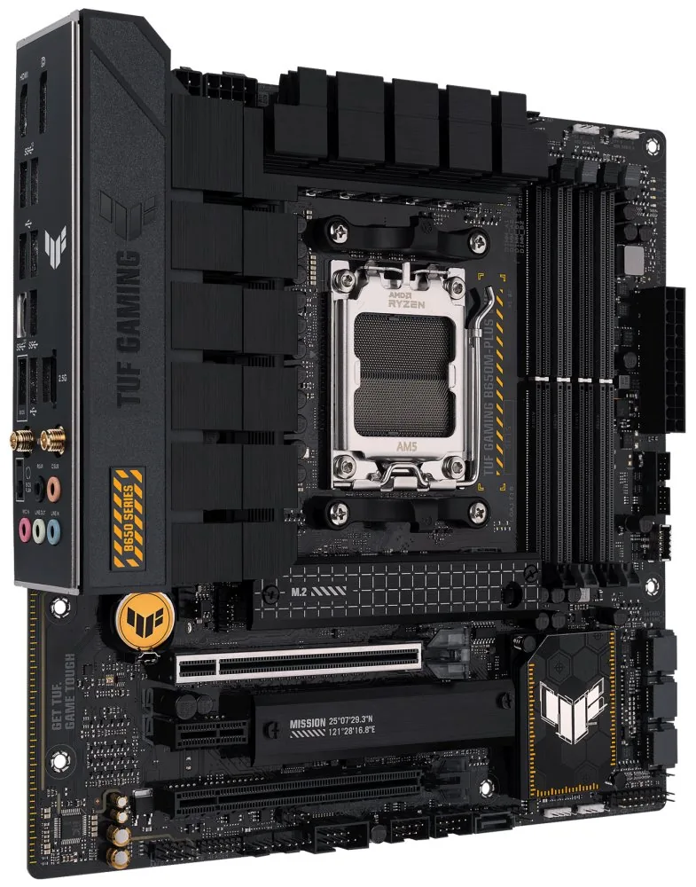 MB ASUS TUF Gaming B650M-PLUS WIFI AM5 4xDDR5 M.2 W6+BT5.2 HDMI DP mATX
