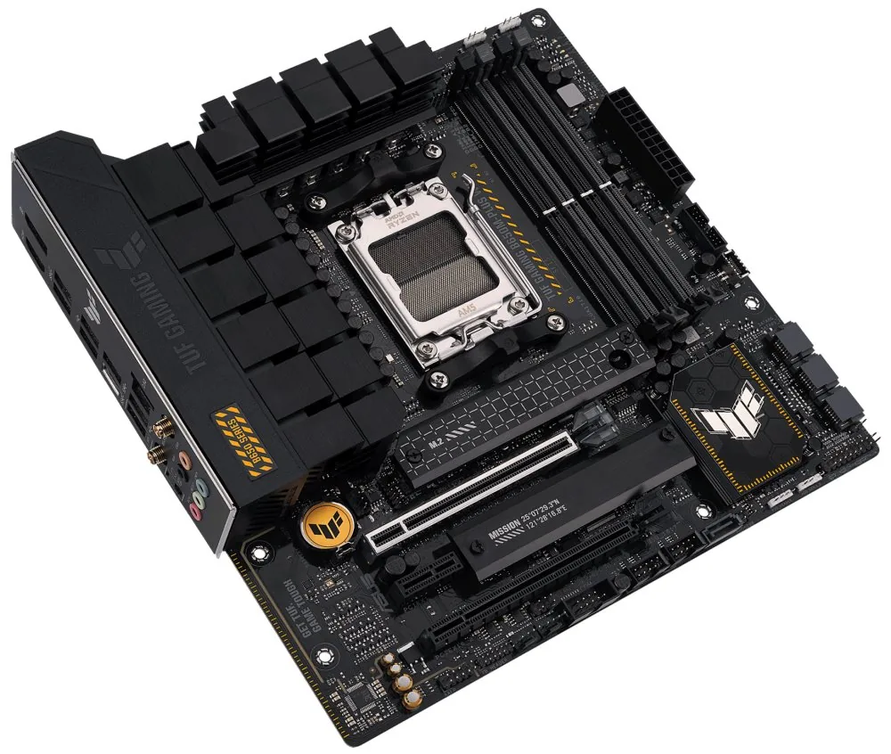 MB ASUS TUF Gaming B650M-PLUS WIFI AM5 4xDDR5 M.2 W6+BT5.2 HDMI DP mATX