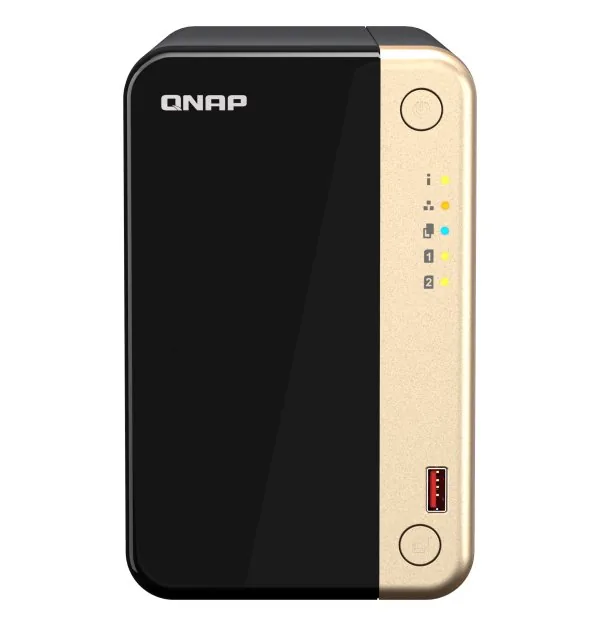 QNAP TS-264-8G (4core 2,9GHz, 8GB RAM, 2x SATA, 2x M.2 NVMe, 1x PCIe, 2x 2,5GbE, 1x HDMI 4K, 4x USB)