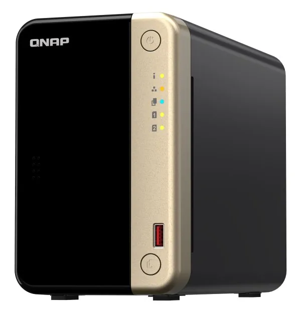 QNAP TS-264-8G (4core 2,9GHz, 8GB RAM, 2x SATA, 2x M.2 NVMe, 1x PCIe, 2x 2,5GbE, 1x HDMI 4K, 4x USB)