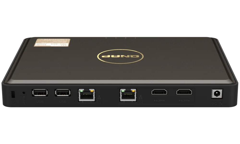 QNAP TBS-464-8G (4core 2,9GHz, 8GB RAM DDR4, 4x M.2 NVMe slot, 2x 2,5GbE, 5x USB, 2x HDMI 2.0 4K)