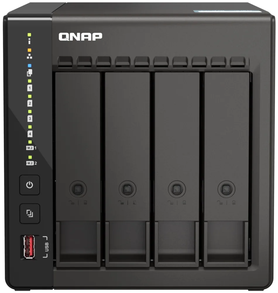 QNAP NAS desktop TS-453E-8G (2,6GHz 8GB RAM 4x SATA 2x HDMI 2x PCIe 2x 2,5GbE 2xUSB 2.0 2xUSB 3.2)