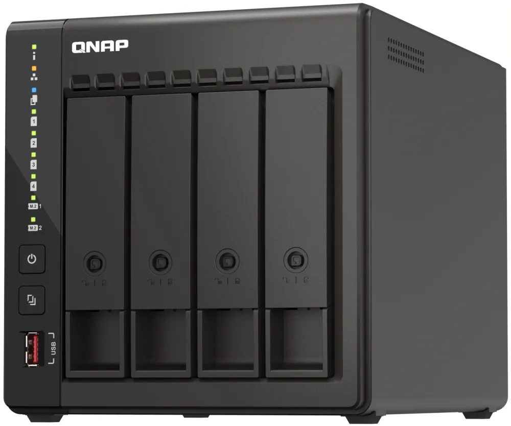 QNAP NAS desktop TS-453E-8G (2,6GHz 8GB RAM 4x SATA 2x HDMI 2x PCIe 2x 2,5GbE 2xUSB 2.0 2xUSB 3.2)