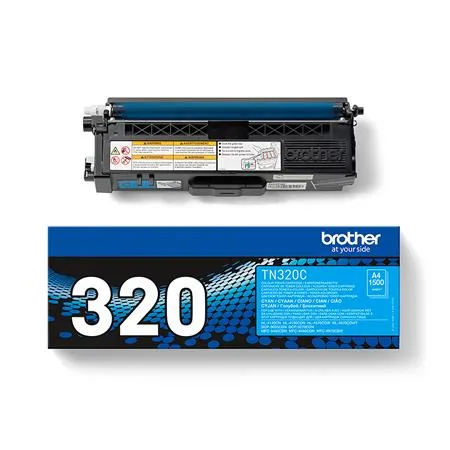 Brother TN320C - Azurová - originální - kazeta s barvivem - pro Brother DCP-9055CDN, DCP-9270CDN, HL-4140CN, MFC-9465CDN