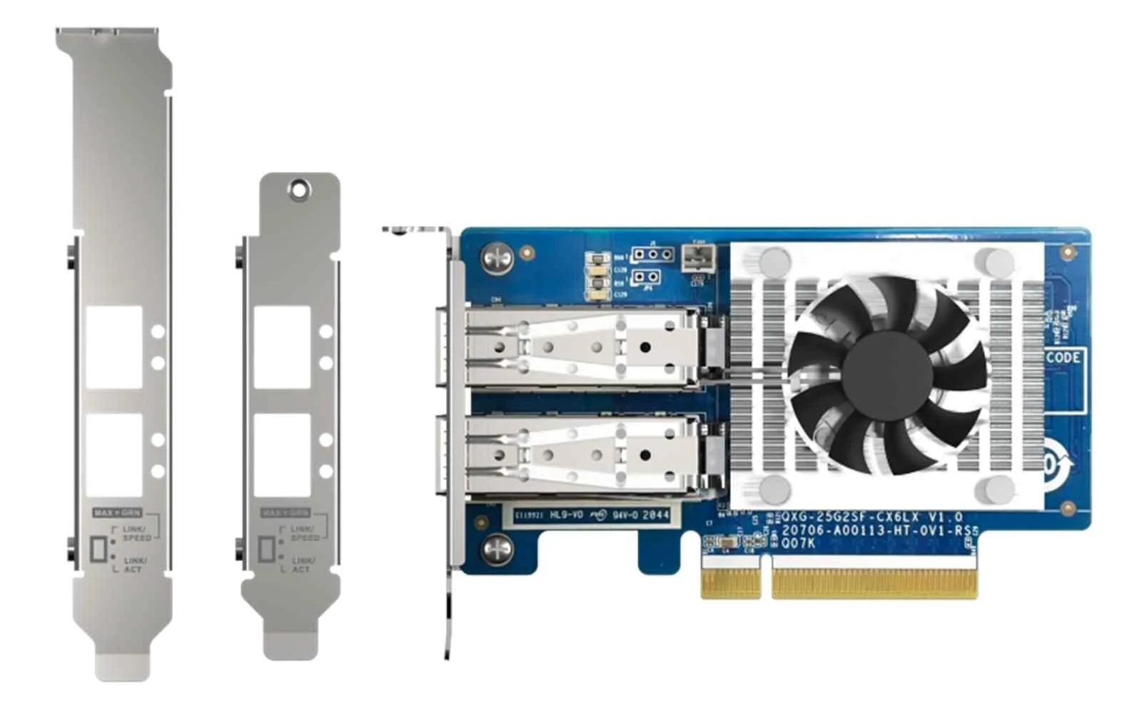 QNAP QXG-25G2SF-CX6 - 25GbE (2porty) PCIe karta; nízký profil; PCIe Gen4 x8
