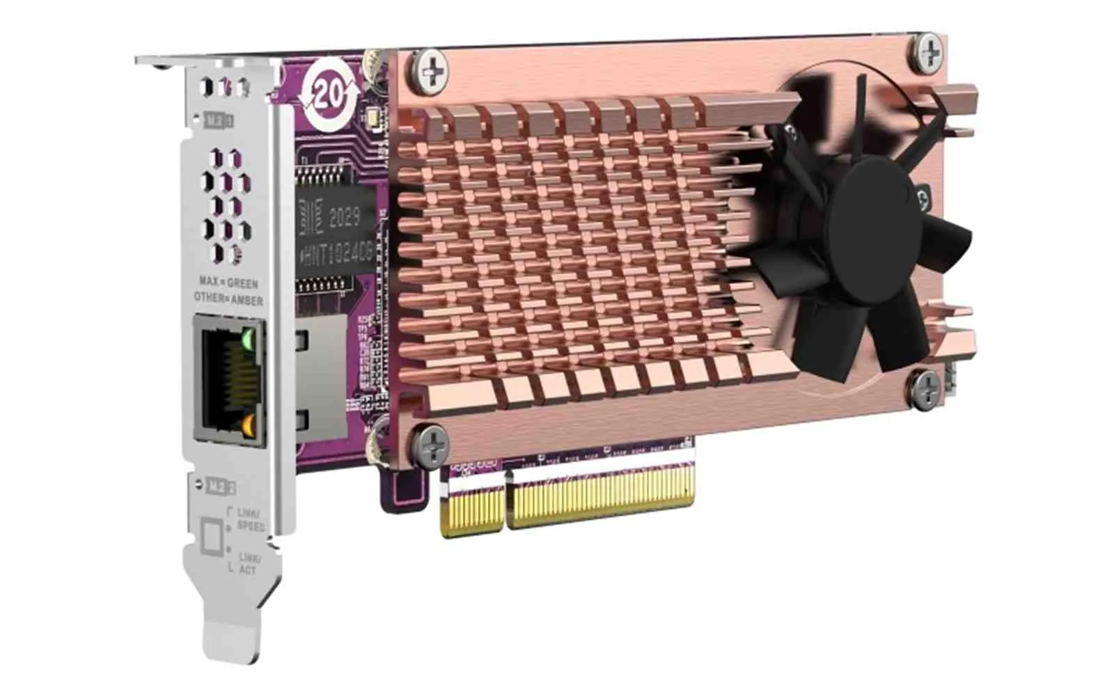 QNAP QM2-2P10G1TB