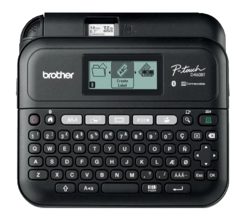 Brother PT-D460BTVP, 6-18 mm, USB, Bluetooth, kufřík