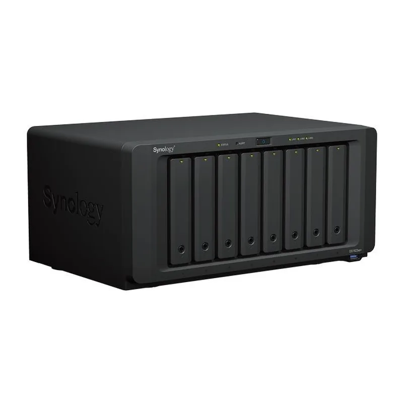 Synology Disk Station DS1823XS+ - Server NAS - 8 zásuvky - SATA 6Gb/s - RAID RAID F1, JBOD, 0, 1, 5, 6, 10 - RAM 8 GB - Gigabit Ethernet / 10 Gigabit Ethernet - iSCSI podpora