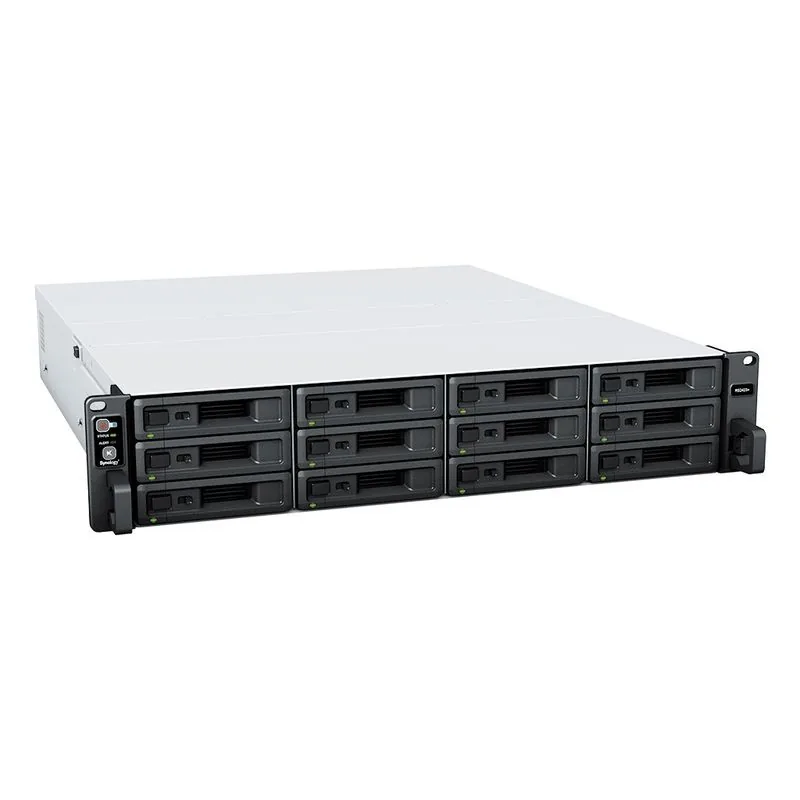 Synology RackStation RS2423+ - Server NAS - 12 zásuvky - k upevnění na regál - SATA 6Gb/s - RAID JBOD, 0, 1, 5, 6, 10 - RAM 8 GB - Gigabit Ethernet / 10 Gigabit Ethernet - iSCSI podpora - 2U