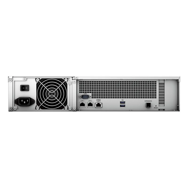 Synology RackStation RS2423+ - Server NAS - 12 zásuvky - k upevnění na regál - SATA 6Gb/s - RAID JBOD, 0, 1, 5, 6, 10 - RAM 8 GB - Gigabit Ethernet / 10 Gigabit Ethernet - iSCSI podpora - 2U