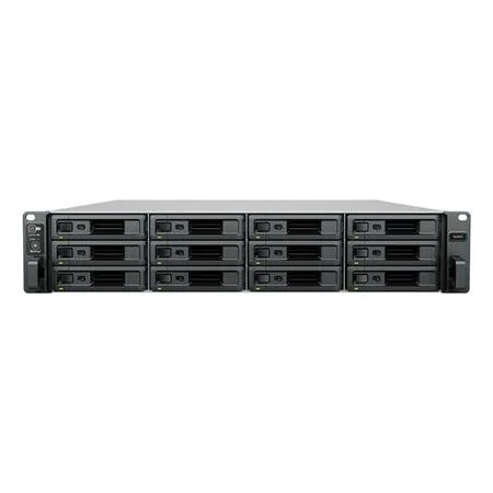 Synology SA3610 - Server NAS - 12 zásuvky - k upevnění na regál - SATA 6Gb/s / SAS - RAID RAID F1, JBOD, 0, 1, 5, 6, 10 - RAM 16 GB - Gigabit Ethernet / 10 Gigabit Ethernet - iSCSI podpora - 2U