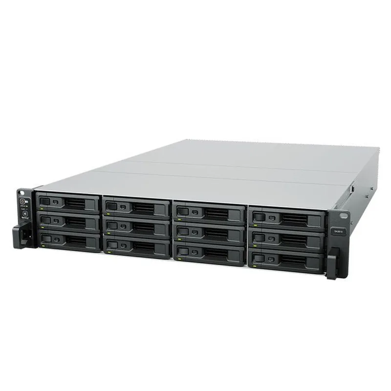 Synology SA3610 - Server NAS - 12 zásuvky - k upevnění na regál - SATA 6Gb/s / SAS - RAID RAID F1, JBOD, 0, 1, 5, 6, 10 - RAM 16 GB - Gigabit Ethernet / 10 Gigabit Ethernet - iSCSI podpora - 2U