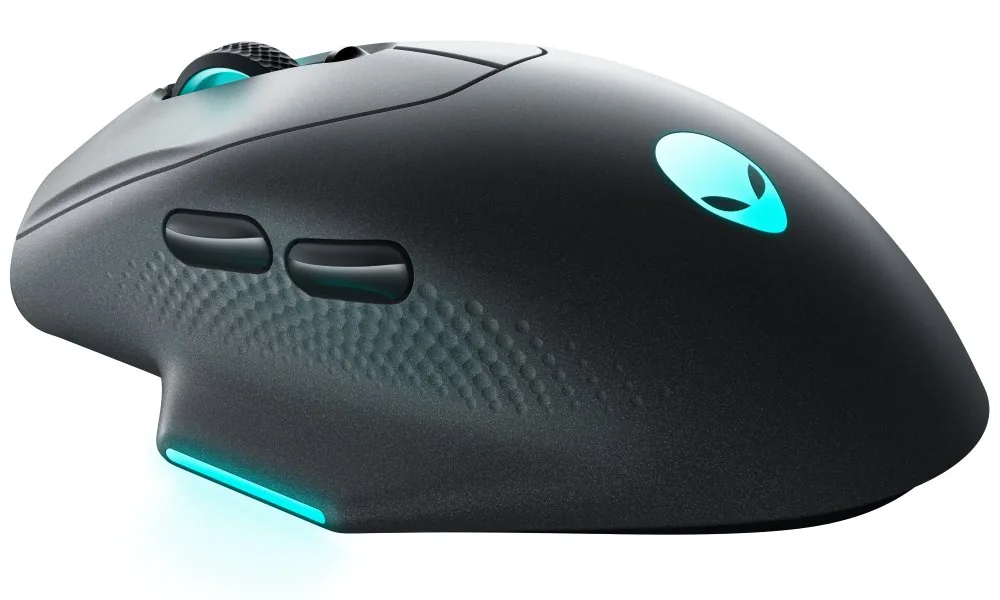 Dell Alienware 620M/Herní/Optická/Pro praváky/26 000 DPI/Drátová+bezdrátová/Černá