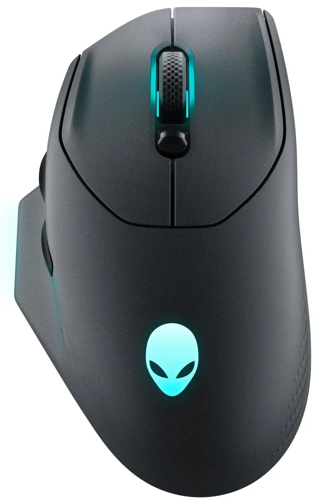 Dell Alienware 620M/Herní/Optická/Pro praváky/26 000 DPI/Drátová+bezdrátová/Černá