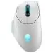 Dell Alienware 620M/Herní/Optická/Pro praváky/26 000 DPI/Drátová+bezdrátová/Bílá