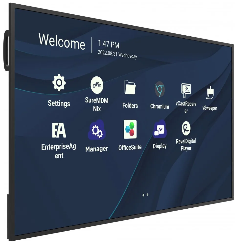 ViewSonic Prezentační Display CDE6530 65" 24-7 LCD 3840x2160 8ms 450cd HDMI x 2 DVI USB A x 2 USB-C RJ45 RS232 repro An