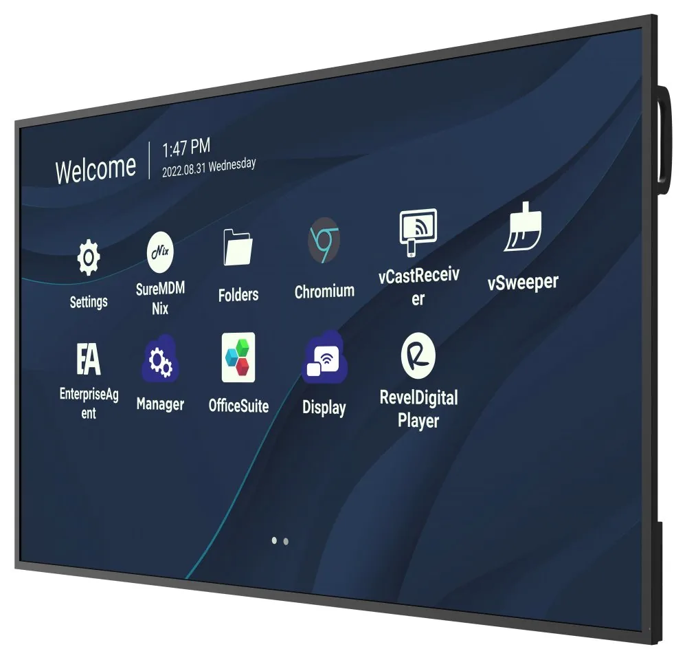 ViewSonic Prezentační Display CDE6530 65" 24-7 LCD 3840x2160 8ms 450cd HDMI x 2 DVI USB A x 2 USB-C RJ45 RS232 repro An