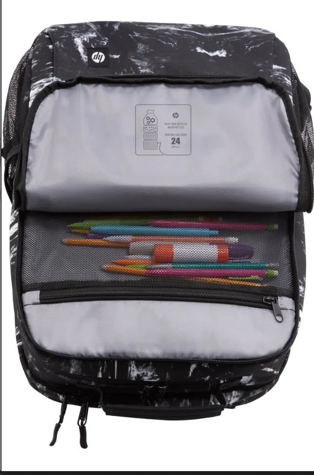 Batoh na notebook 16,1", 20 l, Campus XL, mramorový z polyesteru, HP