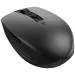 HP 715 - Myš - více zařízení, dobíjecí - 7 tlačítka - bezdrátový, kabelové - Bluetooth 3.0, 2.4 GHz - bezdrátový přijímač USB - černá