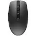 HP 715 - Myš - více zařízení, dobíjecí - 7 tlačítka - bezdrátový, kabelové - Bluetooth 3.0, 2.4 GHz - bezdrátový přijímač USB - černá