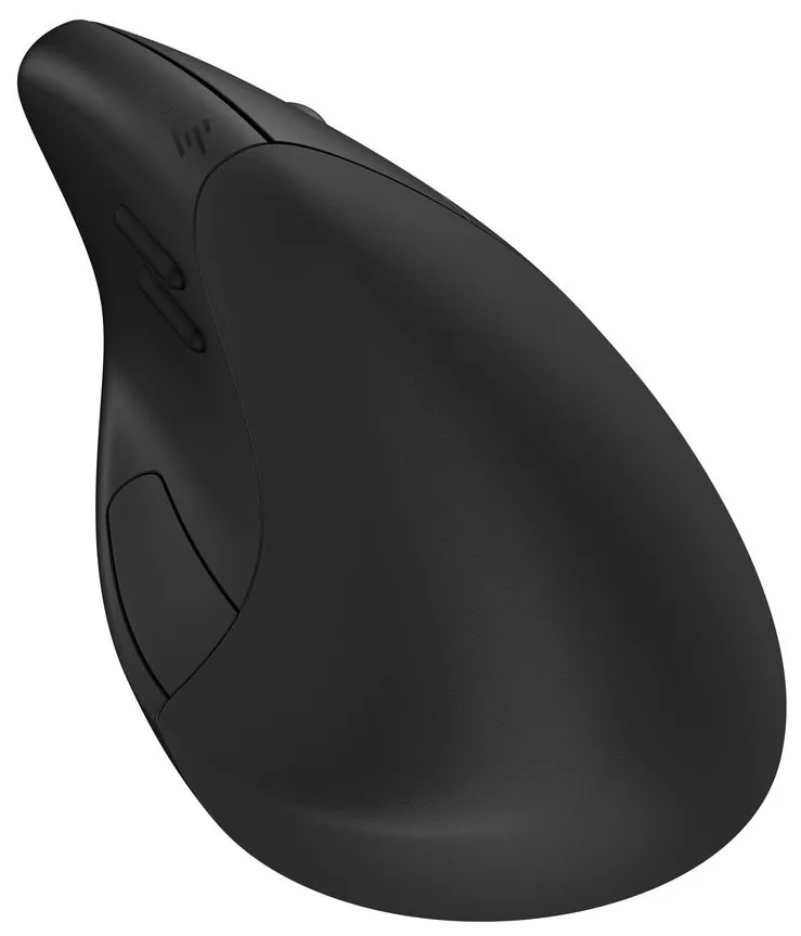HP 925 - Vertikální myš - ergonomický - 6 tlačítka - bezdrátový - Bluetooth 5.3, 2.4 GHz - bezdrátový přijímač USB - černá - 100% papírový obal