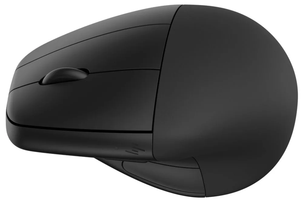 HP 925 - Vertikální myš - ergonomický - 6 tlačítka - bezdrátový - Bluetooth 5.3, 2.4 GHz - bezdrátový přijímač USB - černá - 100% papírový obal