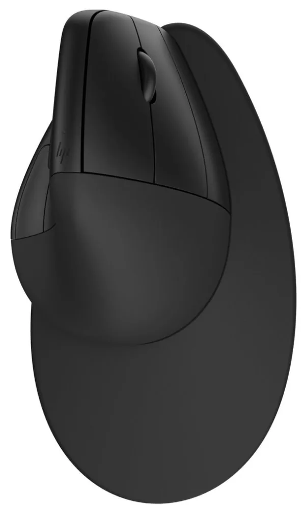 HP 925 - Vertikální myš - ergonomický - 6 tlačítka - bezdrátový - Bluetooth 5.3, 2.4 GHz - bezdrátový přijímač USB - černá - 100% papírový obal