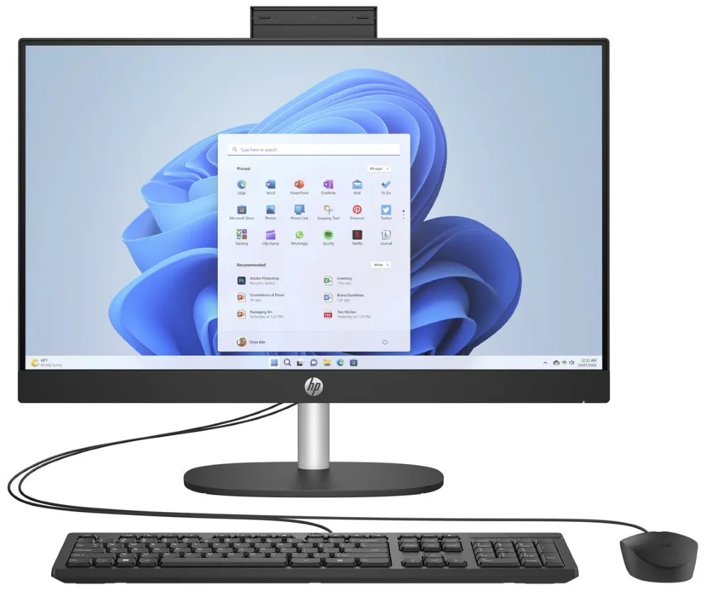 HP AiO 24-cr0004nc, 23.8" FHD AG IPS,RYZEN 7 7730U, 16GB DDR4 3200, SSD 1TB, Win11 Home
