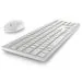 Dell Pro Keyboard and Mouse KM5221W - Klávesnice a sada myši - bezdrátový - 2.4 GHz - QWERTZ - česká - bílá
