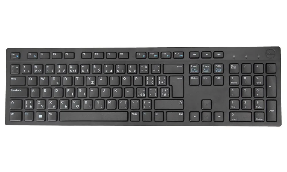 Dell KB216/Drátová USB/CZ-SK layout/Černá