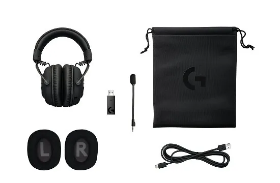 Logitech G Pro X - Náhlavní souprava - plná velikost - LIGHTSPEED - bezdrátový - izolace zvuku