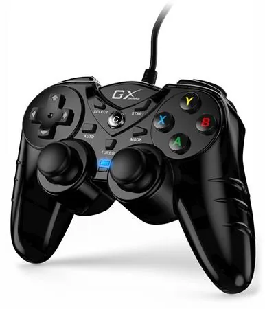 Gamepad Genius GX Gaming GX-17UV, 17tl., USB/PS3, černý