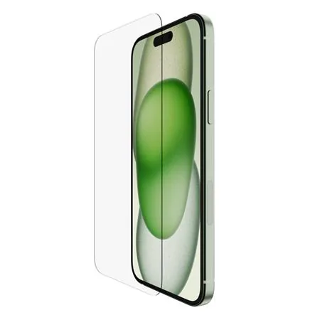 Belkin SCREENFORCE TemperedGlass Anti-Microbial ochranné sklo pro iPhone 16 Plus / 15 Plus / 14 Pro Max
