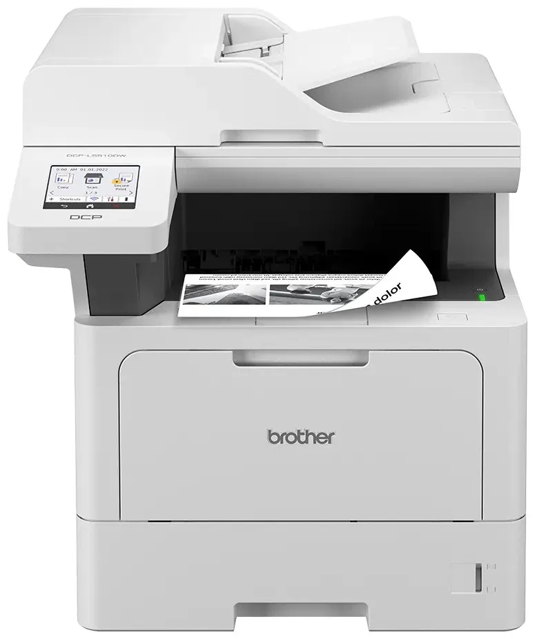 Brother MFC-L5710DN - Multifunkční tiskárna - Č/B - laser - Letter A (216 x 279 mm)/A4 (210 x 297 mm) (originální) - A4/Legal (média) - až 48 stran/min. (kopírování) - až 48 stran/min. (tisk) - 350 listy - 33.6 Kbps - USB 2.0, Gigabit LAN, hostitel USB 2.