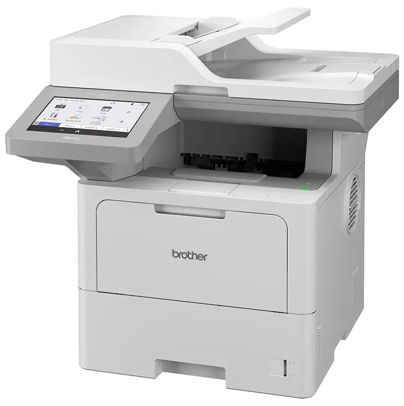 Brother MFC-L6910DN - Multifunkční tiskárna - Č/B - laser - A4/Legal (média) - až 50 stran/min. (kopírování) - až 50 stran/min. (tisk) - 520 listy - 33.6 Kbps - USB 2.0, Gigabit LAN, Wi-Fi(n), NFC, hostitel USB 2.0