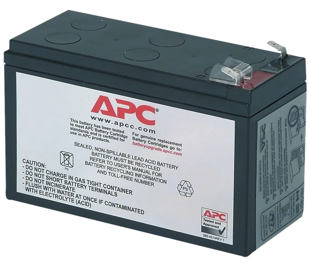 APC Replacement Battery Cartridge #106 - Baterie UPS - 1 x baterie - olovo-kyselina - černá - pro P/N: BE400-CP, BE400-IT, BE400-KR, BE400-RS, BE400-SP, BE400-UK, BGE90M, BGE90M-CA