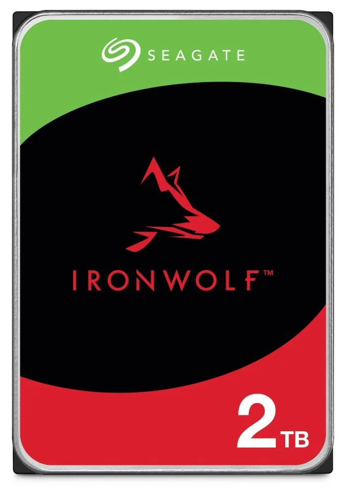 Seagate IronWolf ST2000VN003 - Pevný disk - 2 TB - interní - 3.5" - SATA 6Gb/s - 5400 ot/min. - vyrovnávací paměť: 256 MB - s 3 roky Seagate Rescue Data Recovery