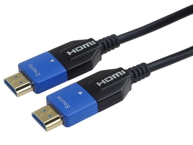 PREMIUMCORD Ultra High Speed HDMI 2.1 optický kabel 8K@60Hz 4K@120Hz 25m zlacený