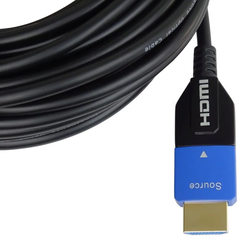 PREMIUMCORD Ultra High Speed HDMI 2.1 optický kabel 8K@60Hz 4K@120Hz 25m zlacený